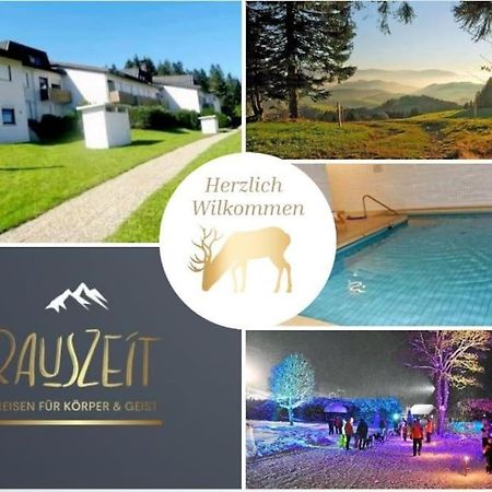 Urlaub Auf 1.000 Meter Hoehe Mit Pool Und Sauna Schönwalde Buitenkant foto