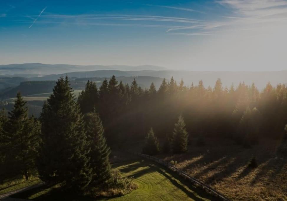 Urlaub Auf 1.000 Meter Hoehe Mit Pool Und Sauna Schönwalde Buitenkant foto
